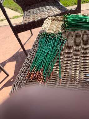 IDEAL 12 AWG Solid Grounding Pigtails with Green Hex Head Ground Screws, 100-Pac